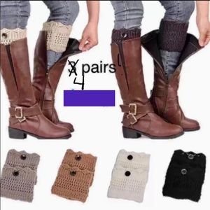 4 pair boot toppers